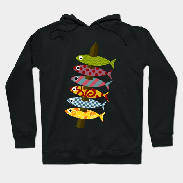 Espetos De Sardinas De Fantasía Hoodie by soniapascual